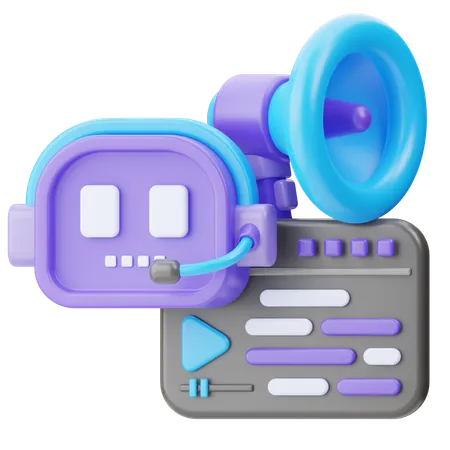 Marketing Automation  3D Icon