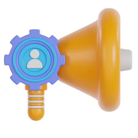 Marketing Automation  3D Icon