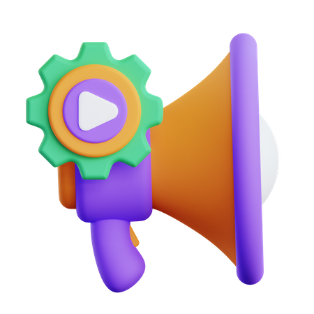 Marketing-Automatisierung  3D Icon