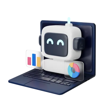 Marketing Bot  3D Icon