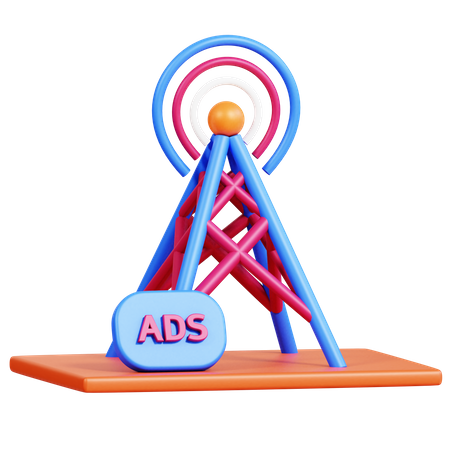 Marketing Broadcasting  3D Icon