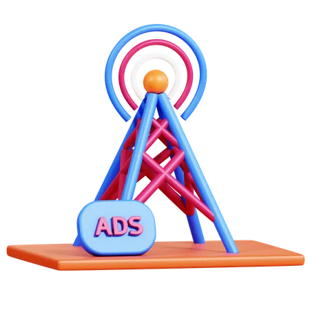 Marketing Broadcasting  3D Icon