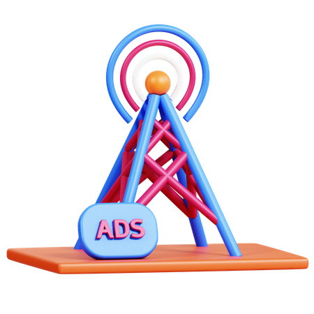 Marketing Broadcasting 3D Icon