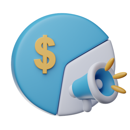 Marketing Budget 3D Icon