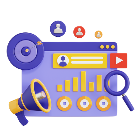 Marketing Business  3D Icon