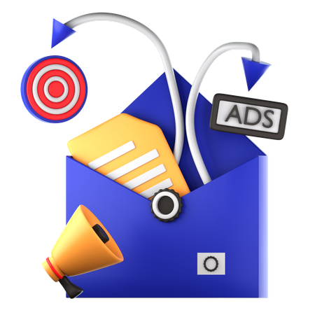 マーケティングキャンペーン  3D Icon