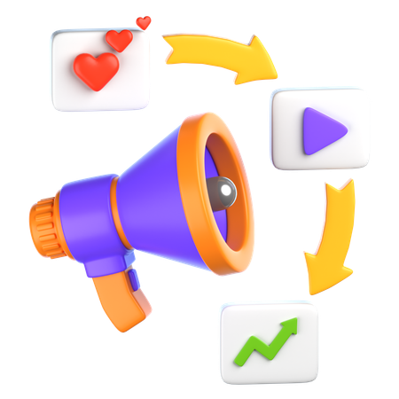 Marketing Campaign  3D Icon