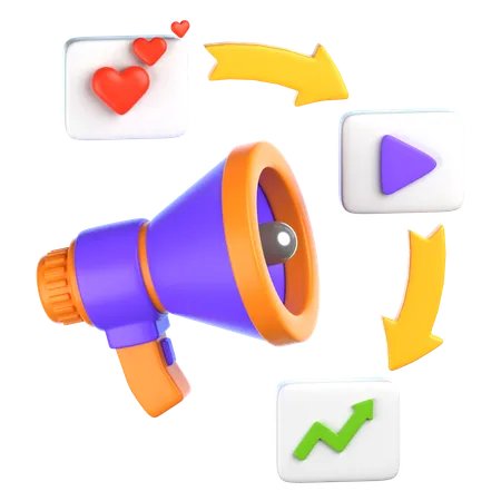 Marketing Campaign  3D Icon