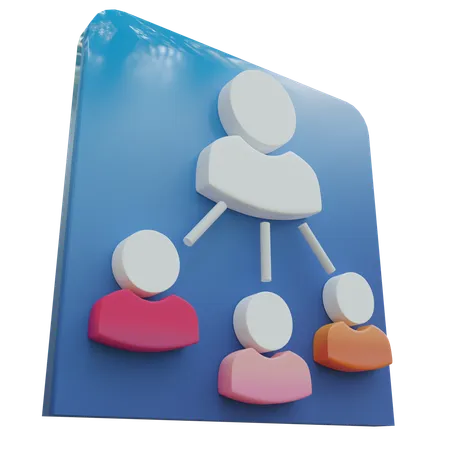 Marketing Connect People  3D Icon