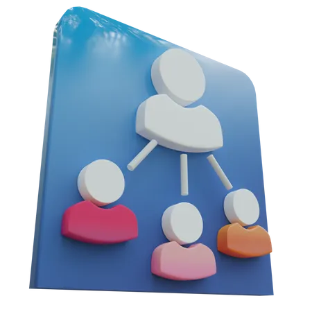 Marketing Connect People 3D Icon