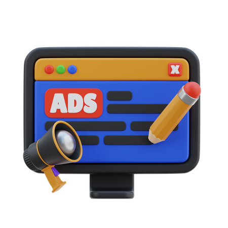 Marketing Copywriting  3D Icon