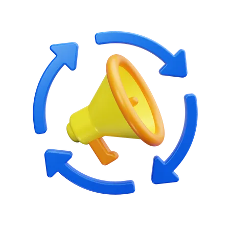 Marketing Cycle  3D Icon