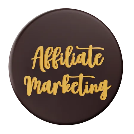 Marketing afiliado  3D Icon