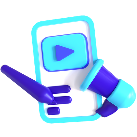 Marketing de contenu  3D Icon