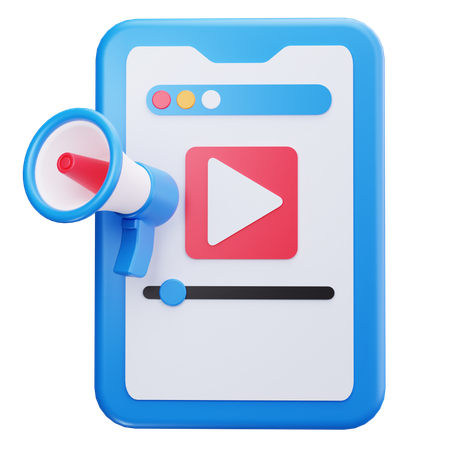 Marketing de conteúdo  3D Icon