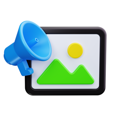 Marketing de conteúdo  3D Icon