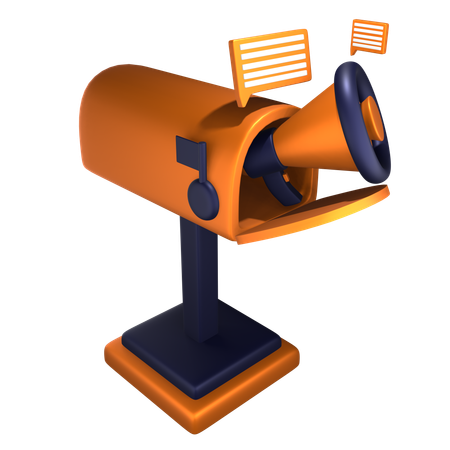 Marketing de email  3D Icon