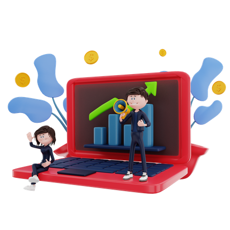 Marketing de empleados  3D Icon
