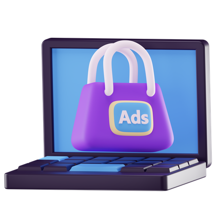 Publicidad digital  3D Icon