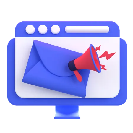 Marketing Email  3D Icon