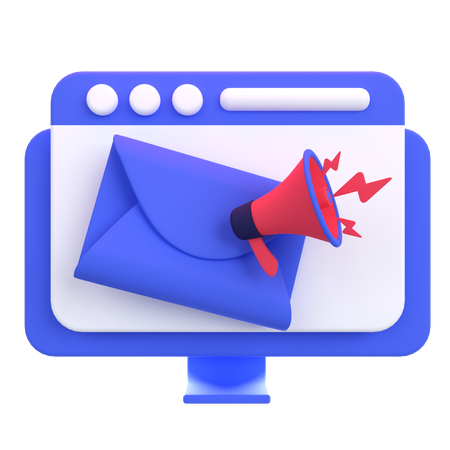 Marketing Email  3D Icon