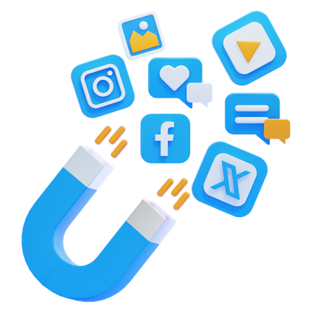 Marketing entrant  Icône 3D