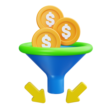 Marketing Funnel  3D Icon