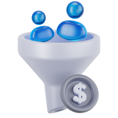 Marketing Funnel  3D Icon