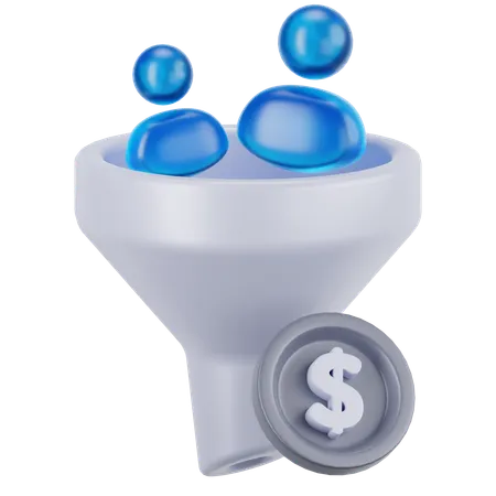 Marketing Funnel  3D Icon