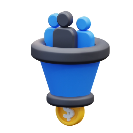 Marketing Funnel  3D Icon