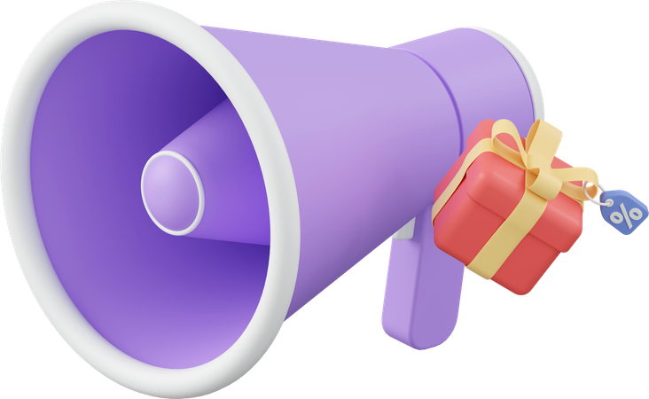 Marketing Gift  3D Icon
