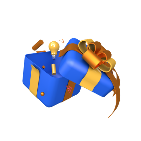 Marketing giveaway with idea  3D Icon