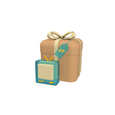 Marketing giveaway with media  3D Icon