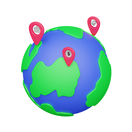 Marketing global  3D Icon