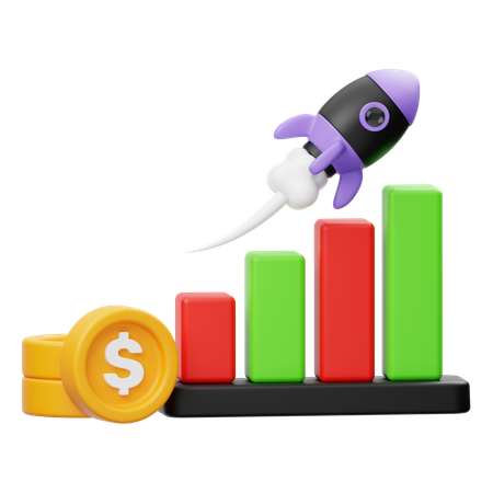 Marketing Growth  3D Icon