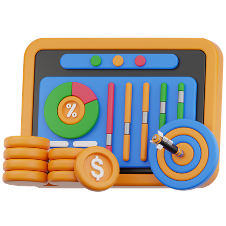 Marketing Growth  3D Icon