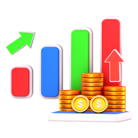 Marketing growth  3D Icon