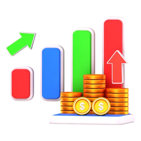 Marketing growth  3D Icon