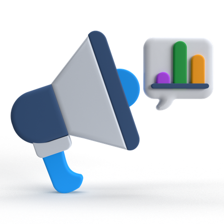Marketing Growth  3D Icon