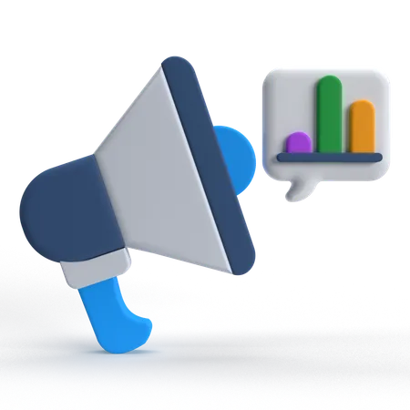 Marketing Growth  3D Icon