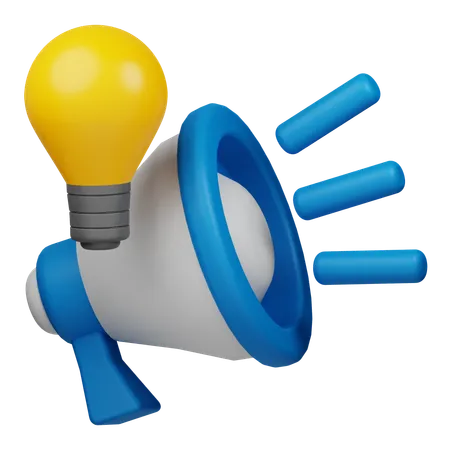 Marketing Idea  3D Icon