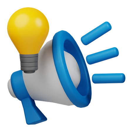 Marketing Idea  3D Icon