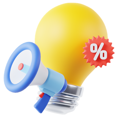Marketing idea  3D Icon