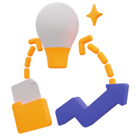 Marketing Idea  3D Icon