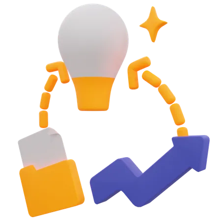 Marketing Idea 3D Icon