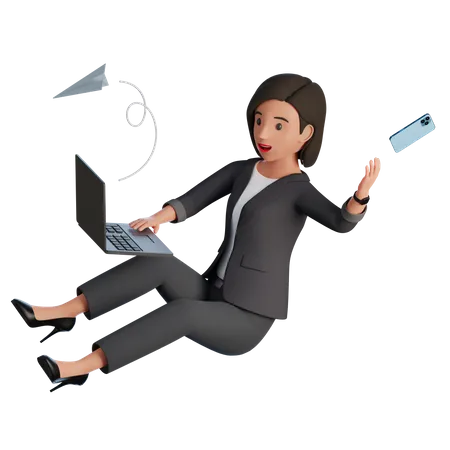 Marketing manager  3D Illustration