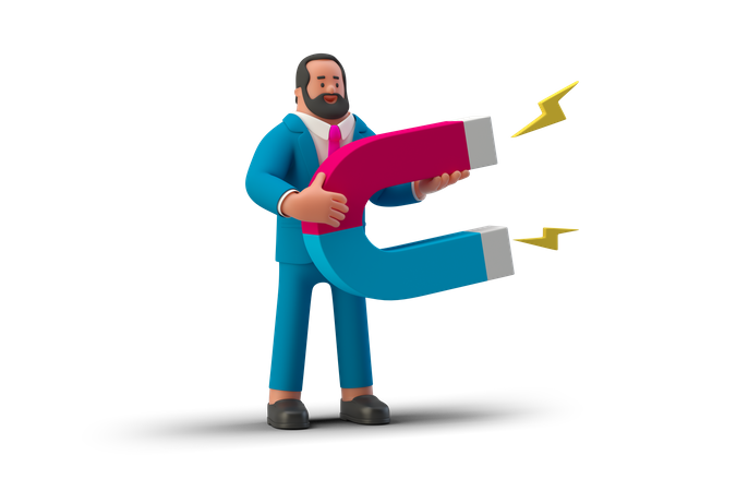 Marketing Manager  3D Illustration