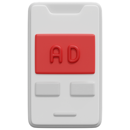 Marketing mobile  3D Icon