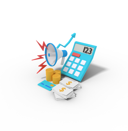 Marketing mudou  3D Icon