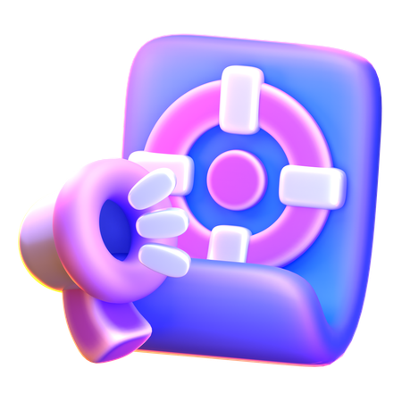 마케팅 목표  3D Icon